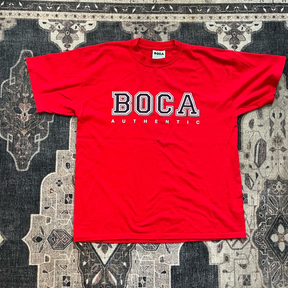 Vintage Boca Authentic Red Men's T-Shirt